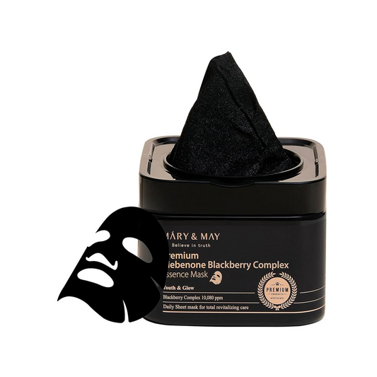 Mary & May Premium Idebenone Blackberry Complex Essence Mask - 250g