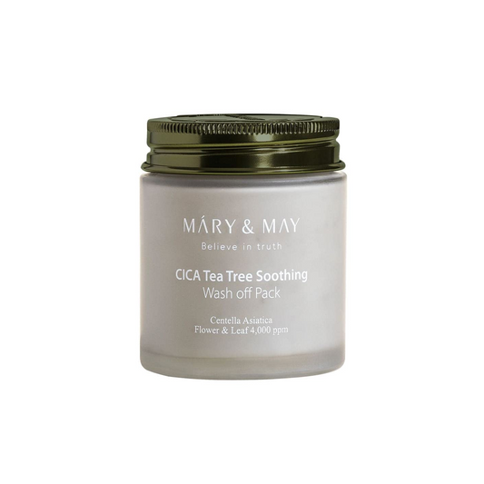 Mary & May Vegan Cica Tea Tree Soothing Wash Off Pack - 125g